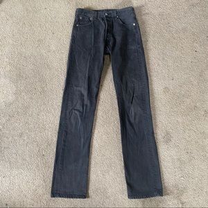 True Vintage Levi’s in a Charcoal Black Wash